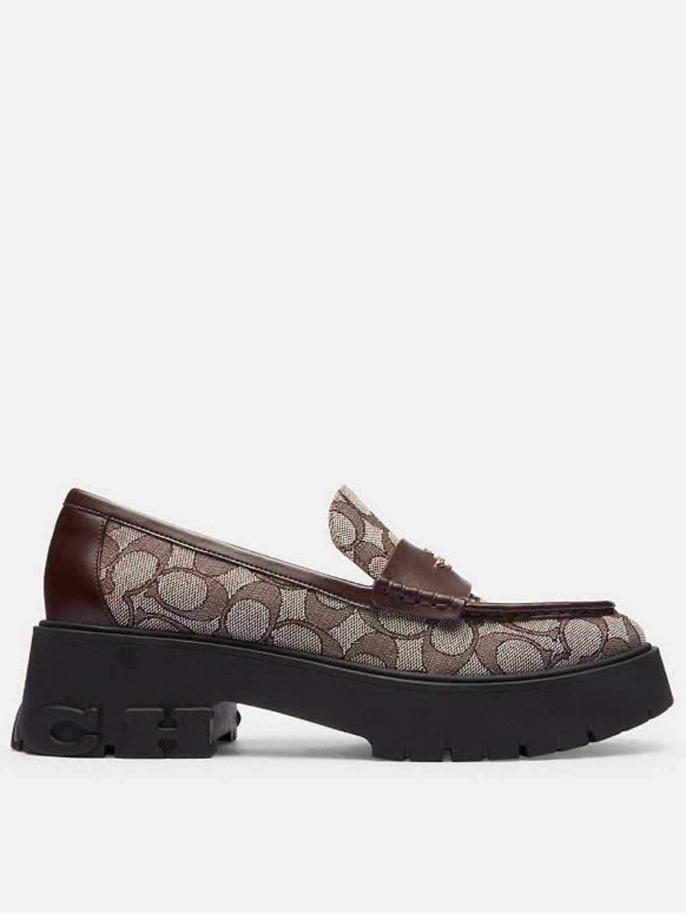 Coach Ruthie Loafer In Signature Jacquard Size 9 B -EUC - Picture 3 of 17